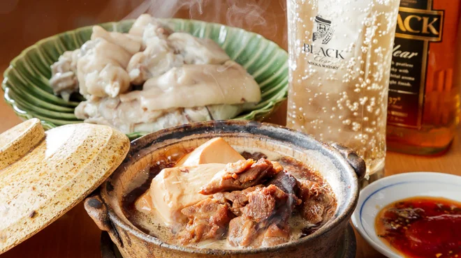 プルプル肉豆富と豚足